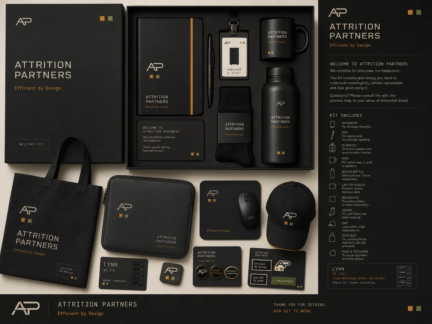 Attrition Partners welcome kit  the onboarding box